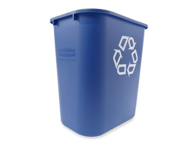 Papperskorg RUBBERMAID blå 26,6L